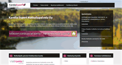 Desktop Screenshot of kareliaexpert.fi