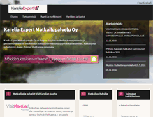 Tablet Screenshot of kareliaexpert.fi